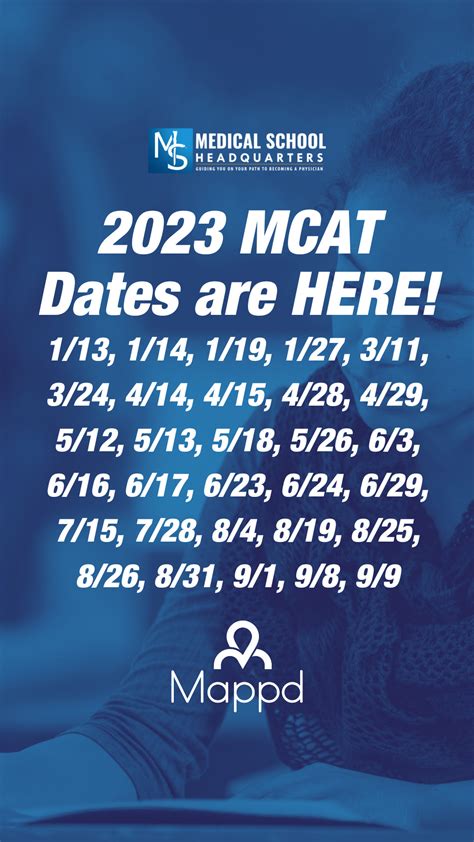 MCAT 2023 application now open .